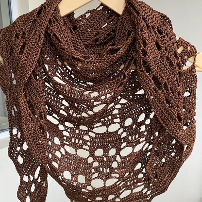 💀 Lost Souls Skull Shawl – Crochet Pattern 🧶