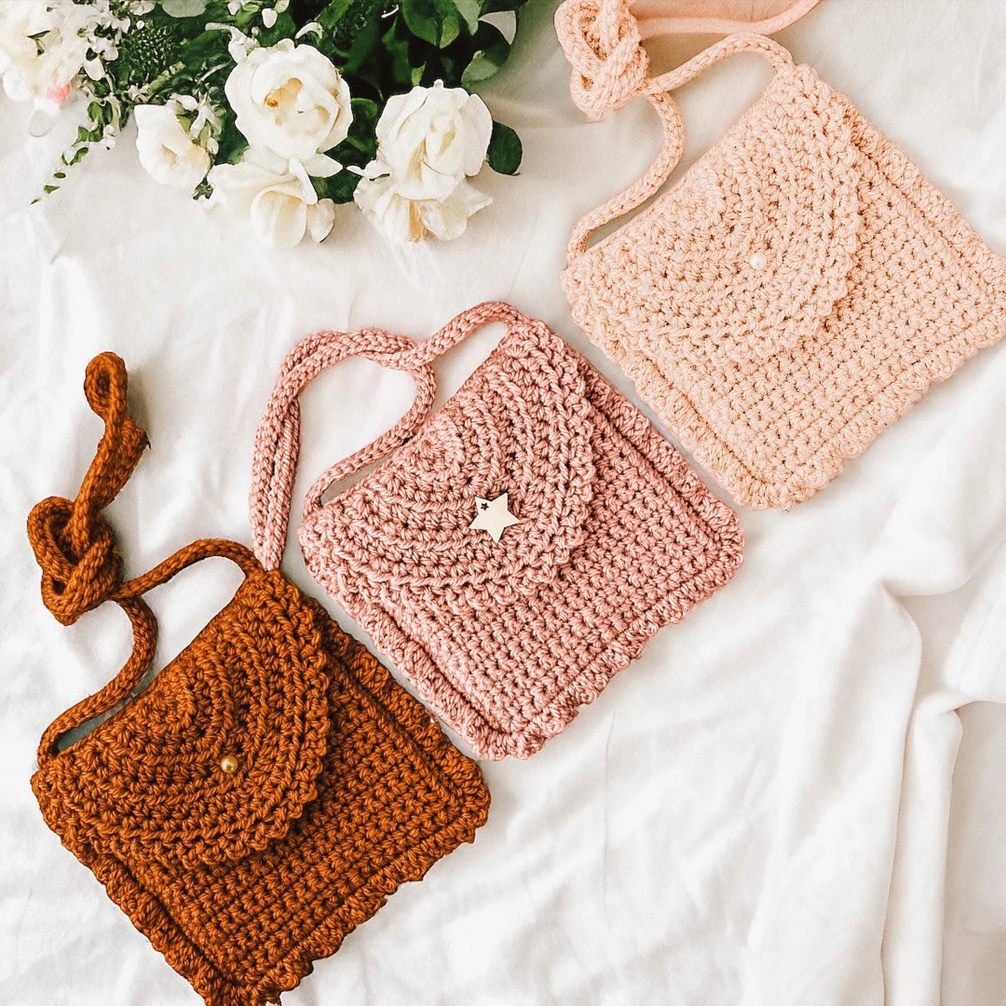 💕 Tiny Treasure Bag – Beginner Crochet Purse Pattern