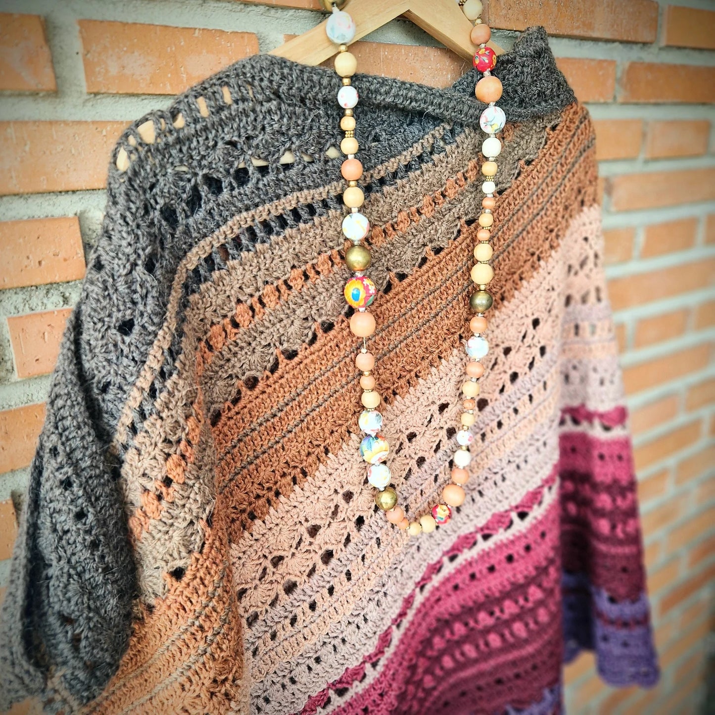 YakButterTea Poncho 🧶 Cozy Crochet Pattern (PDF) - Cielcraft