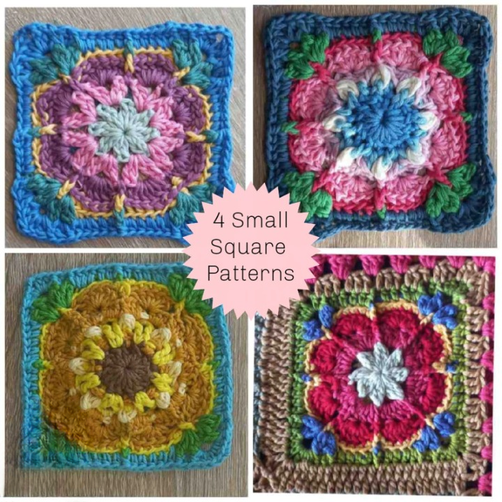 🌼 African Flower Patchwork Blanket – Crochet PDF Pattern - Cielcraft