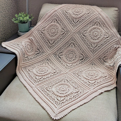 Vintage-Inspired Crochet Blanket 🧵 Step-by-Step PDF Guide - Cielcraft