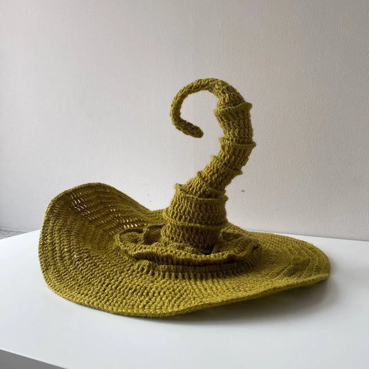 🧙 Crochet Wizard Hat Pattern – Magical Halloween DIY 🎃