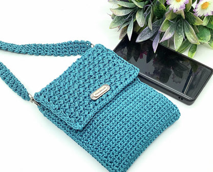 👜 Crochet Messenger Bag Pattern – PDF + Tutorial