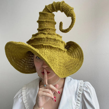 🧙 Crochet Wizard Hat Pattern – Magical Halloween DIY 🎃