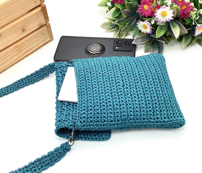 👜 Crochet Messenger Bag Pattern – PDF + Tutorial