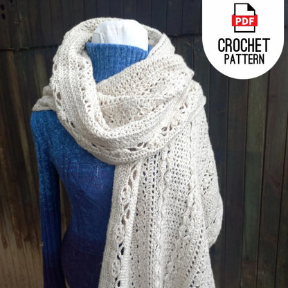 Cozy Crochet Scarf Pattern – 6 Styles in 1 | Hooded, Infinity & Shawl Options (PDF) - Cielcraft