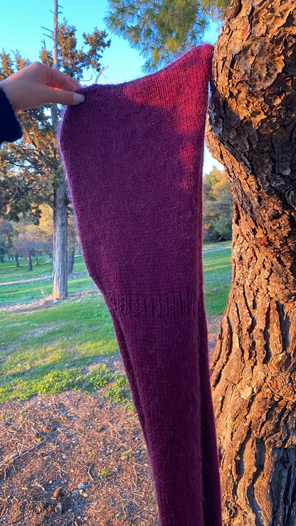 🧣 Cozy Hooded Scarf – Knit Pattern with Video Tutorial (PDF)