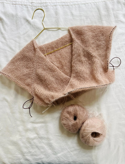 Camille Wrap Cardigan Knitting Pattern PDF
