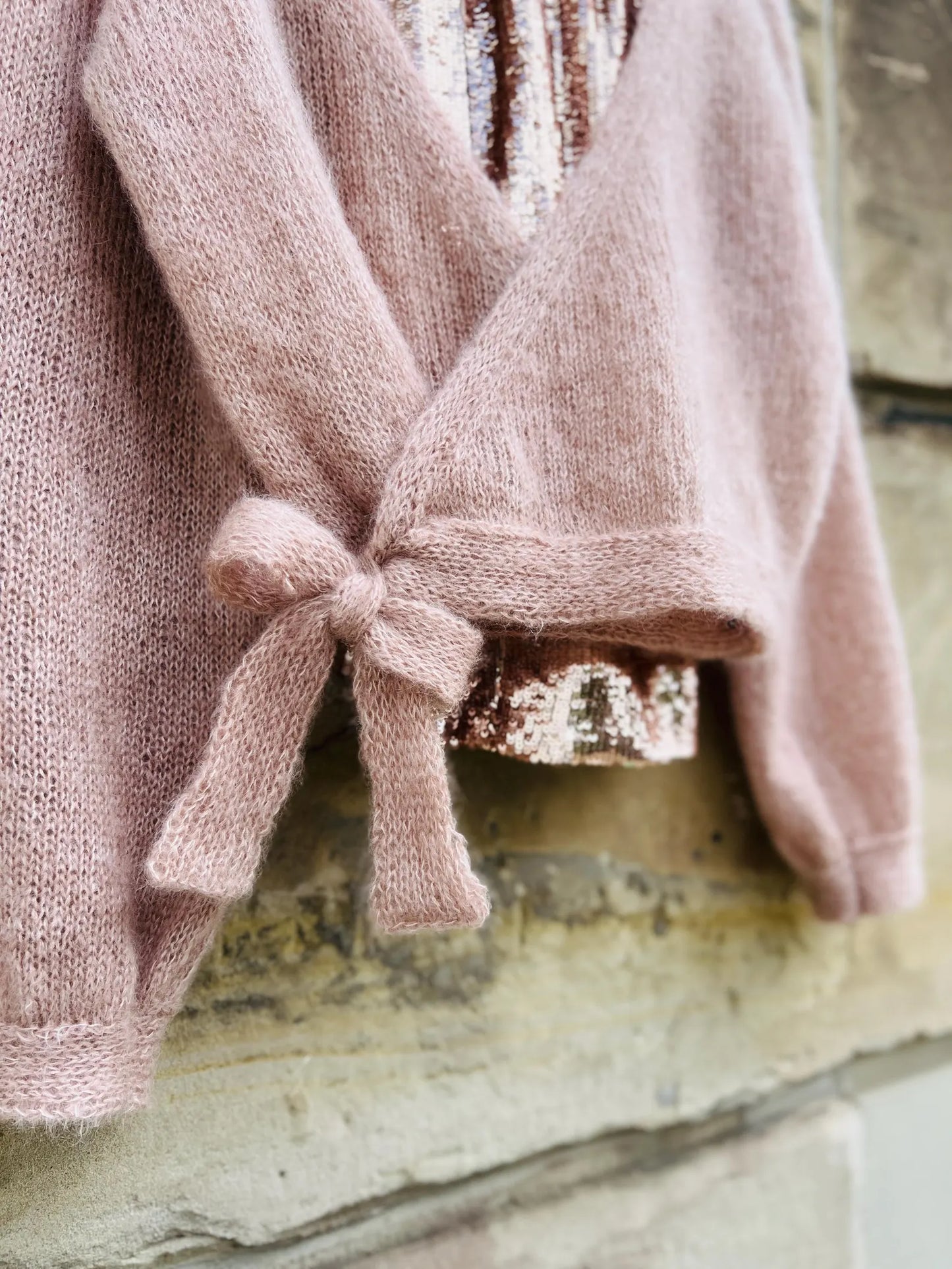Camille Wrap Cardigan Knitting Pattern PDF