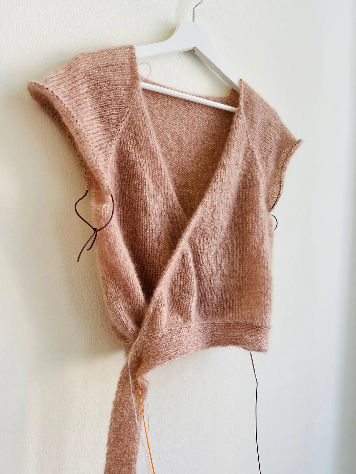 Camille Wrap Cardigan Knitting Pattern PDF
