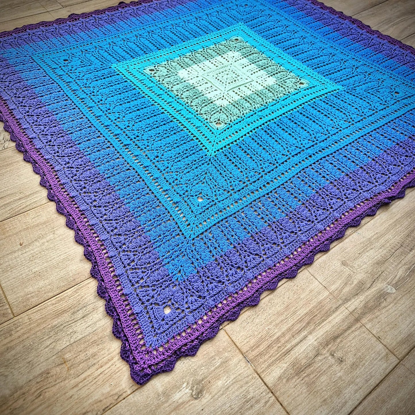🧋 Bubble Tea Blanket Crochet Pattern – Textured & Modern PDF