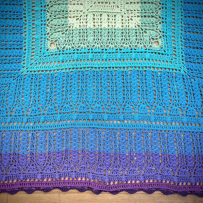 🧋 Bubble Tea Blanket Crochet Pattern – Textured & Modern PDF