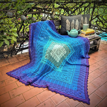 🧋 Bubble Tea Blanket Crochet Pattern – Textured & Modern PDF