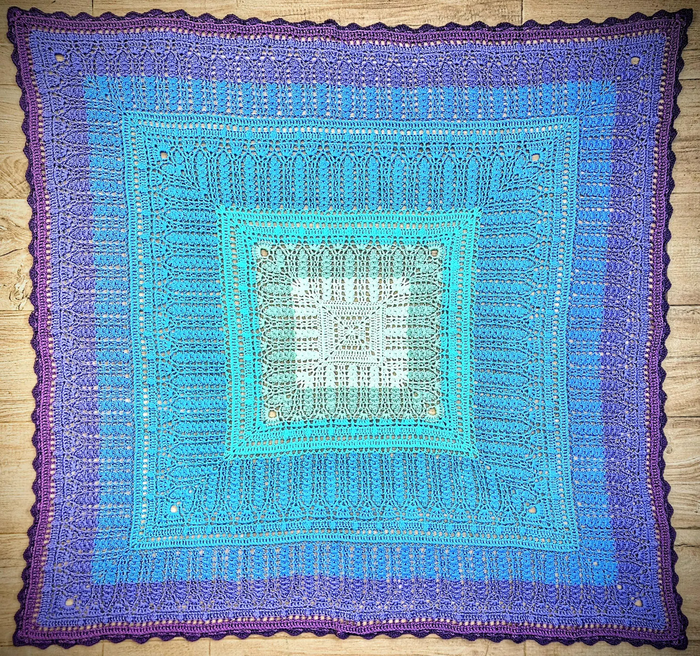 🧋 Bubble Tea Blanket Crochet Pattern – Textured & Modern PDF