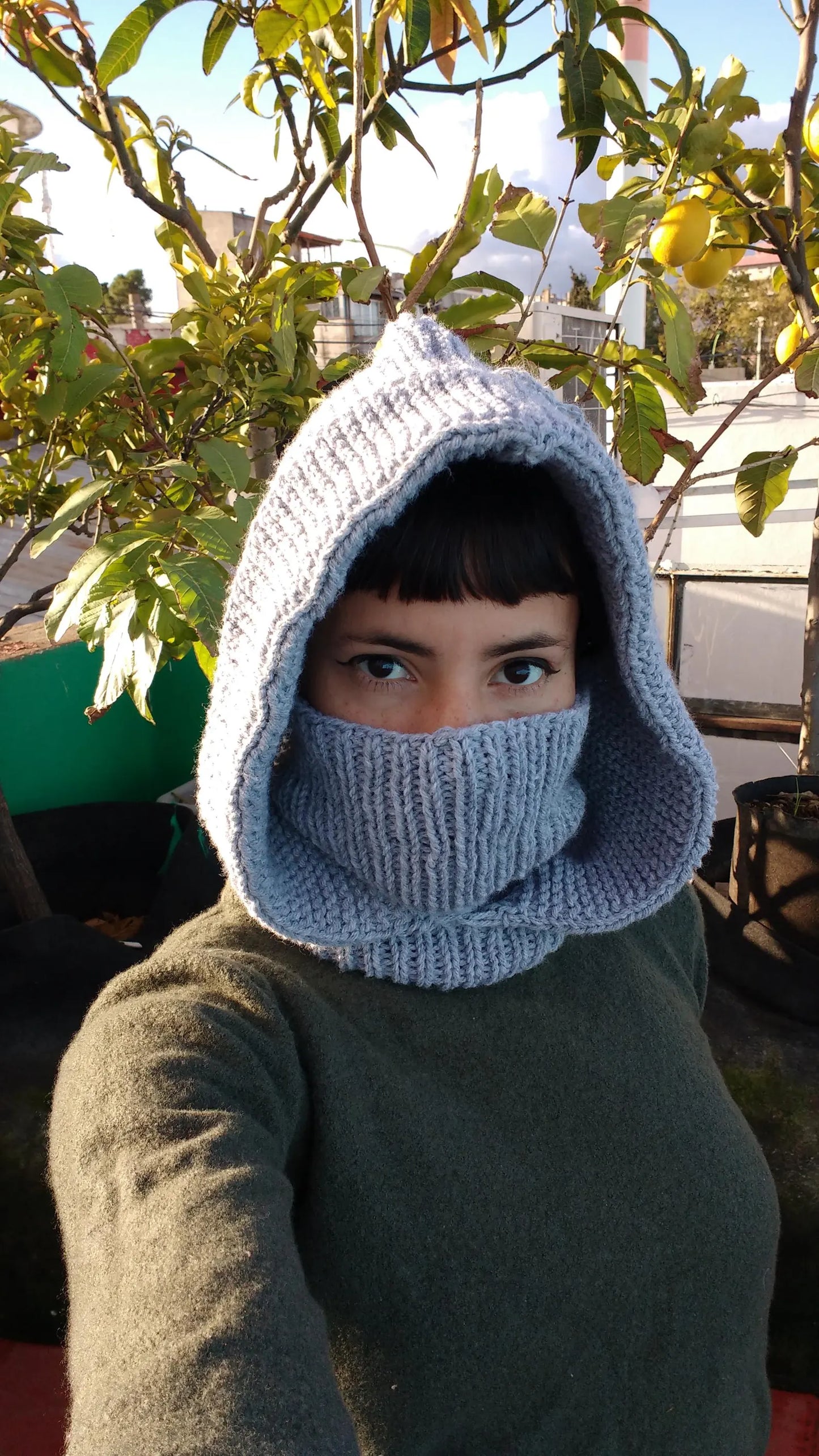 ❄️ Ultimate Winter Balaclava – Knit Hood + Mask Pattern 🧶