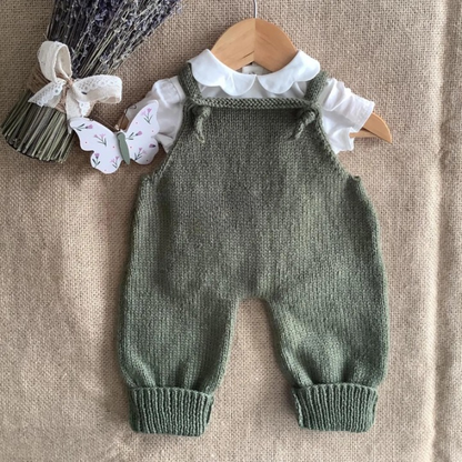 Stork Baby Jumpsuit Knitting Pattern PDF