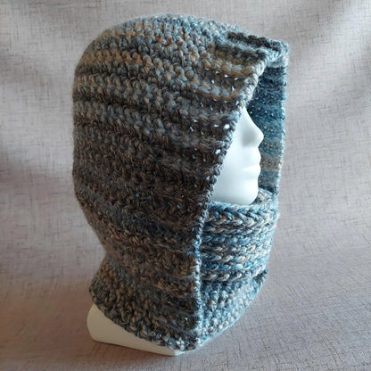 ❄️ Cozy Hooded Balaclava Crochet Pattern – Chunky Turtle Neck Ski Hood (PDF)