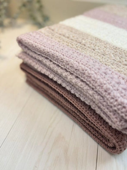 🤍 Little Lamb Baby Blanket – Crochet Pattern (PDF)