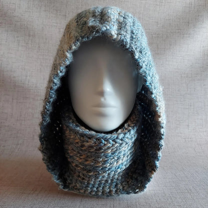 ❄️ Cozy Hooded Balaclava Crochet Pattern – Chunky Turtle Neck Ski Hood (PDF)