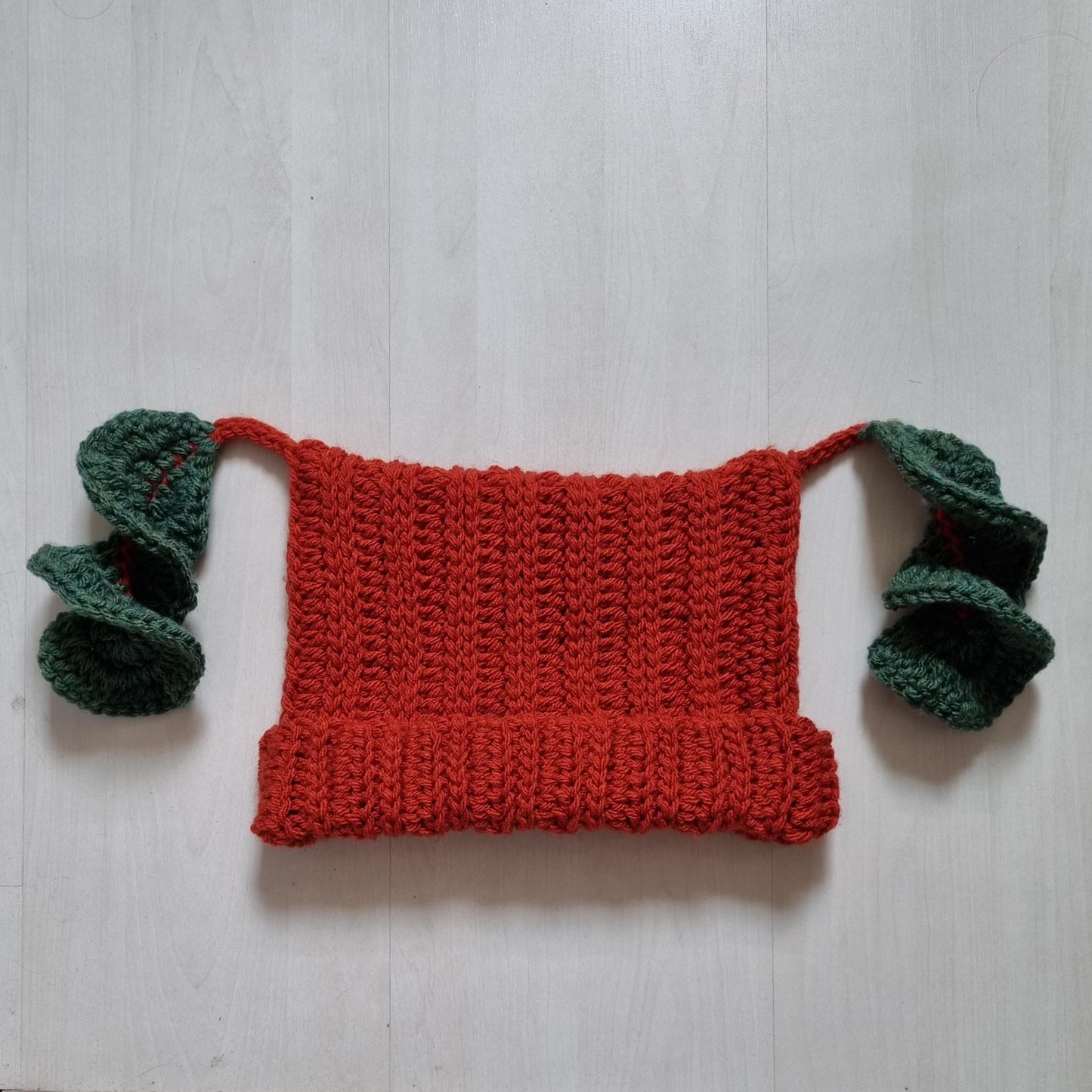 🍃 Leafy Hat Crochet Pattern – Chunky Yarn & 4 Leaf Designs (PDF)