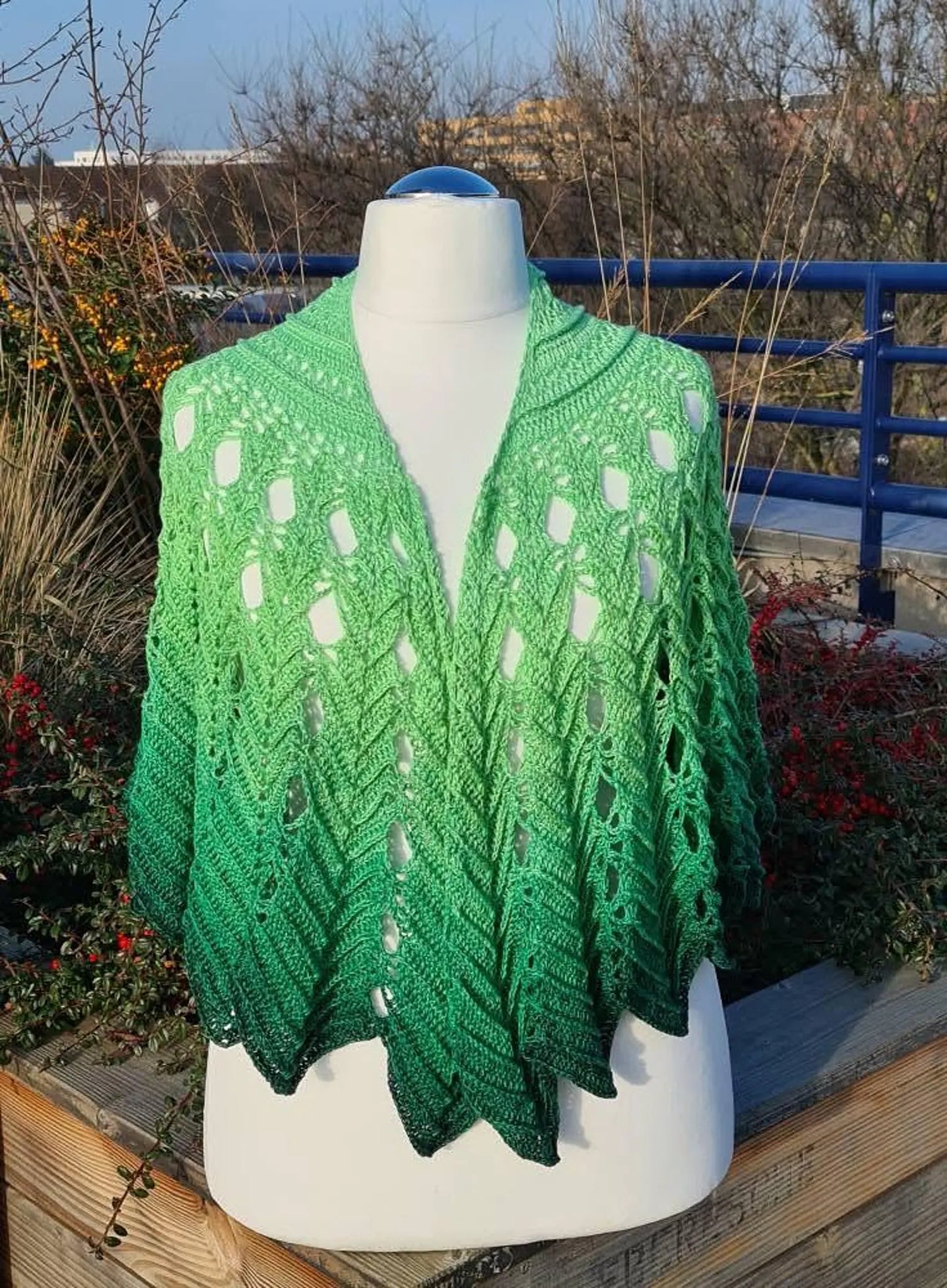 Veilwyn Lace Crochet Shawl Pattern ✨ Airy & Elegant Wrap (PDF)