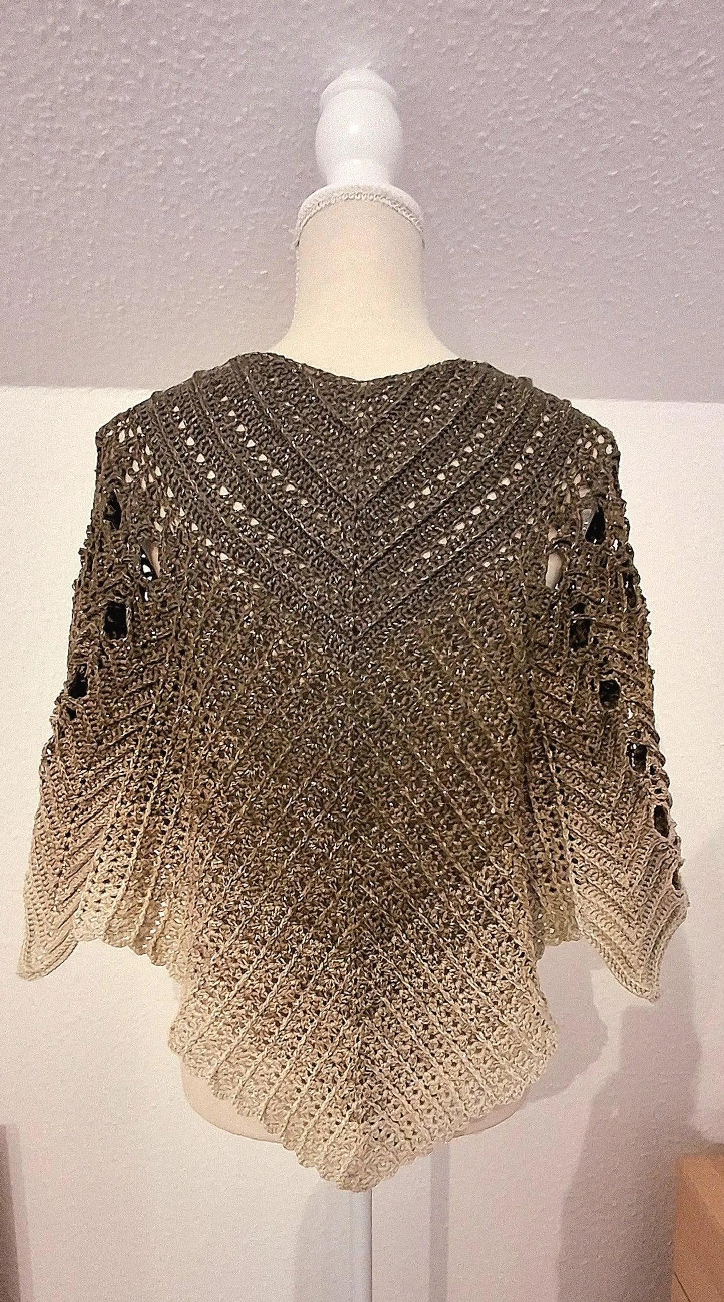 Veilwyn Lace Crochet Shawl Pattern ✨ Airy & Elegant Wrap (PDF)