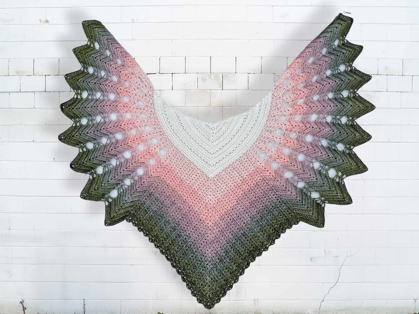 Veilwyn Lace Crochet Shawl Pattern ✨ Airy & Elegant Wrap (PDF)