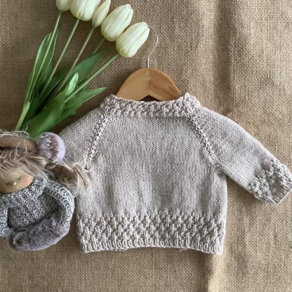 Pineapple Baby Cardigan Knitting Pattern PDF