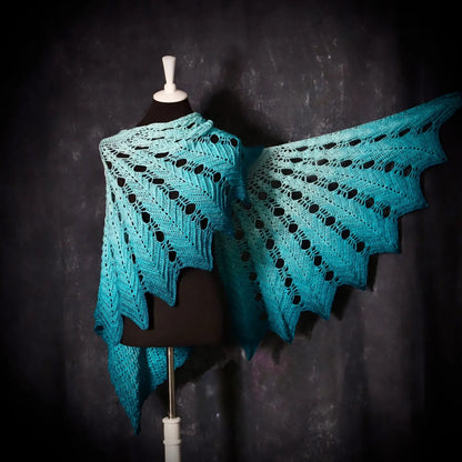 Veilwyn Lace Crochet Shawl Pattern ✨ Airy & Elegant Wrap (PDF)