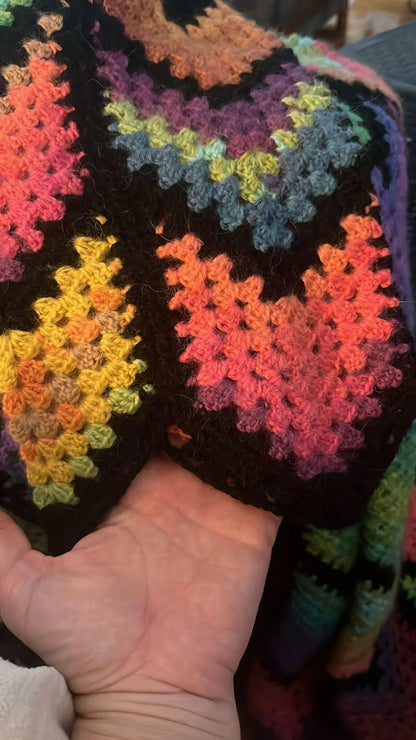 ✨ Diamond Batik Crochet Cardigan Pattern (PDF) 🧶