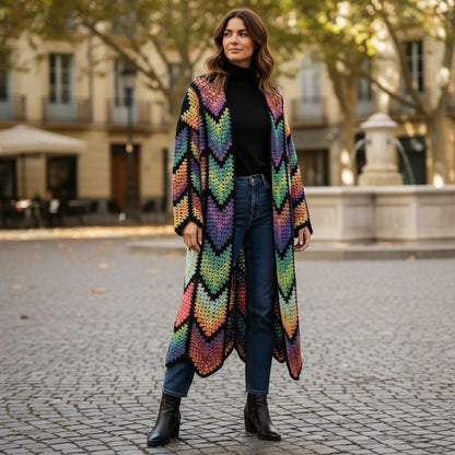 ✨ Diamond Batik Crochet Cardigan Pattern (PDF) 🧶