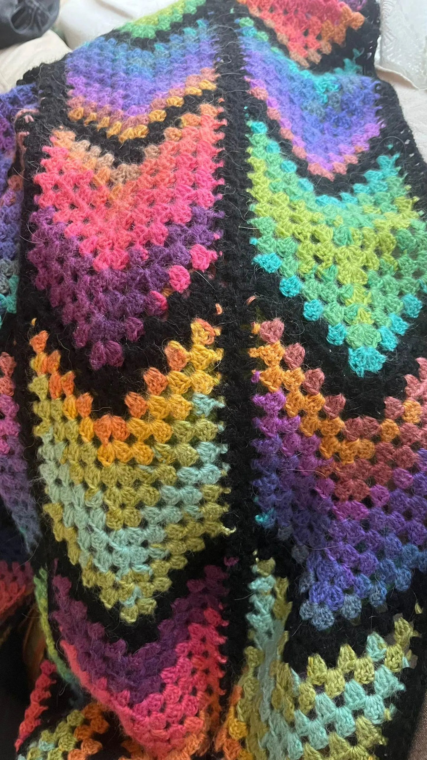 ✨ Diamond Batik Crochet Cardigan Pattern (PDF) 🧶