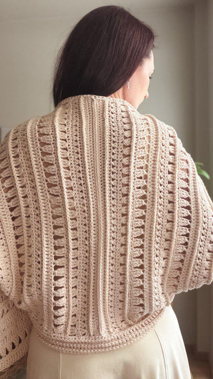 ✨ Charlotte Shrug Pattern 🌸 Boho Crochet PDF