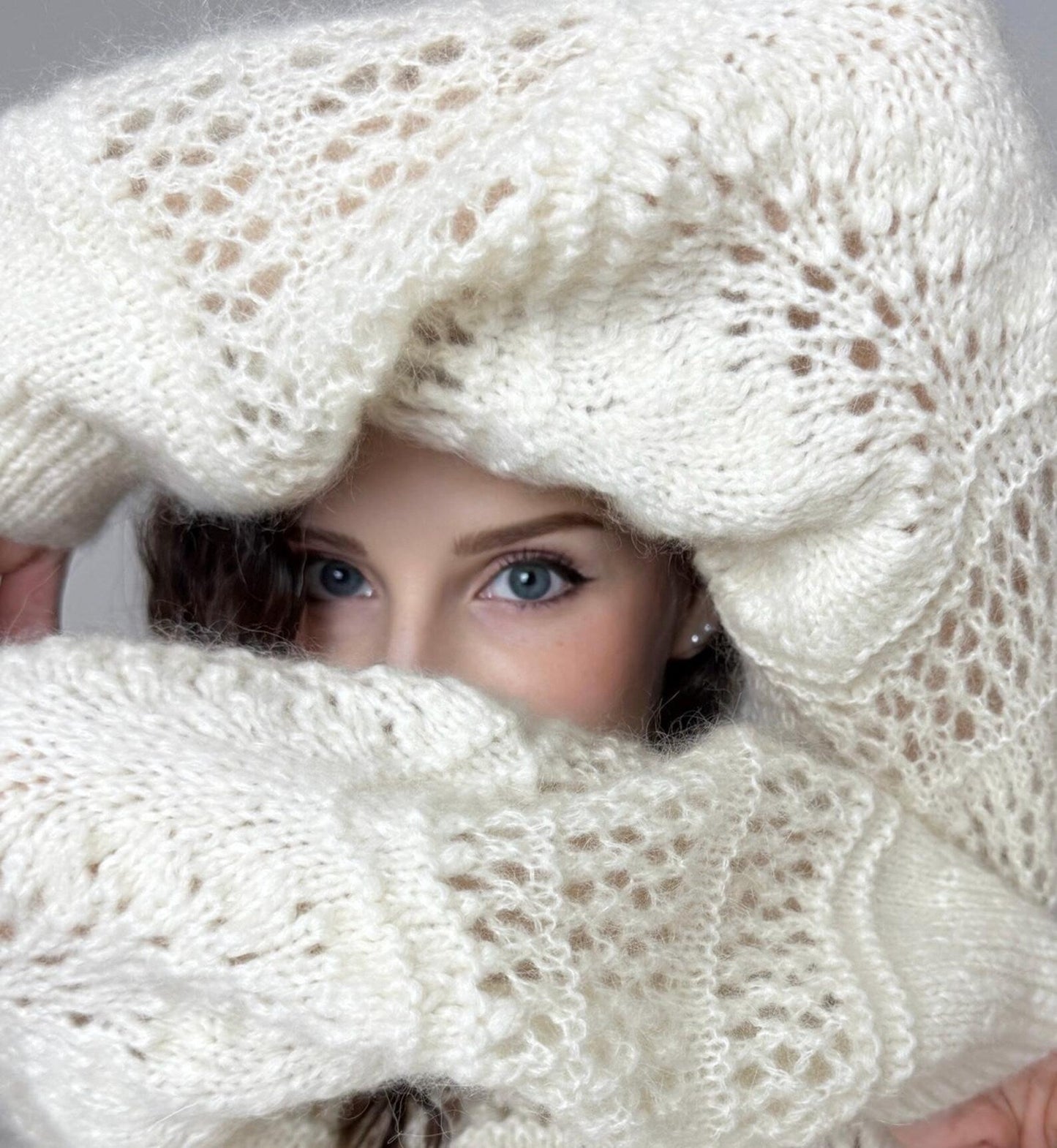 Lace Sweater Knitting Pattern PDF