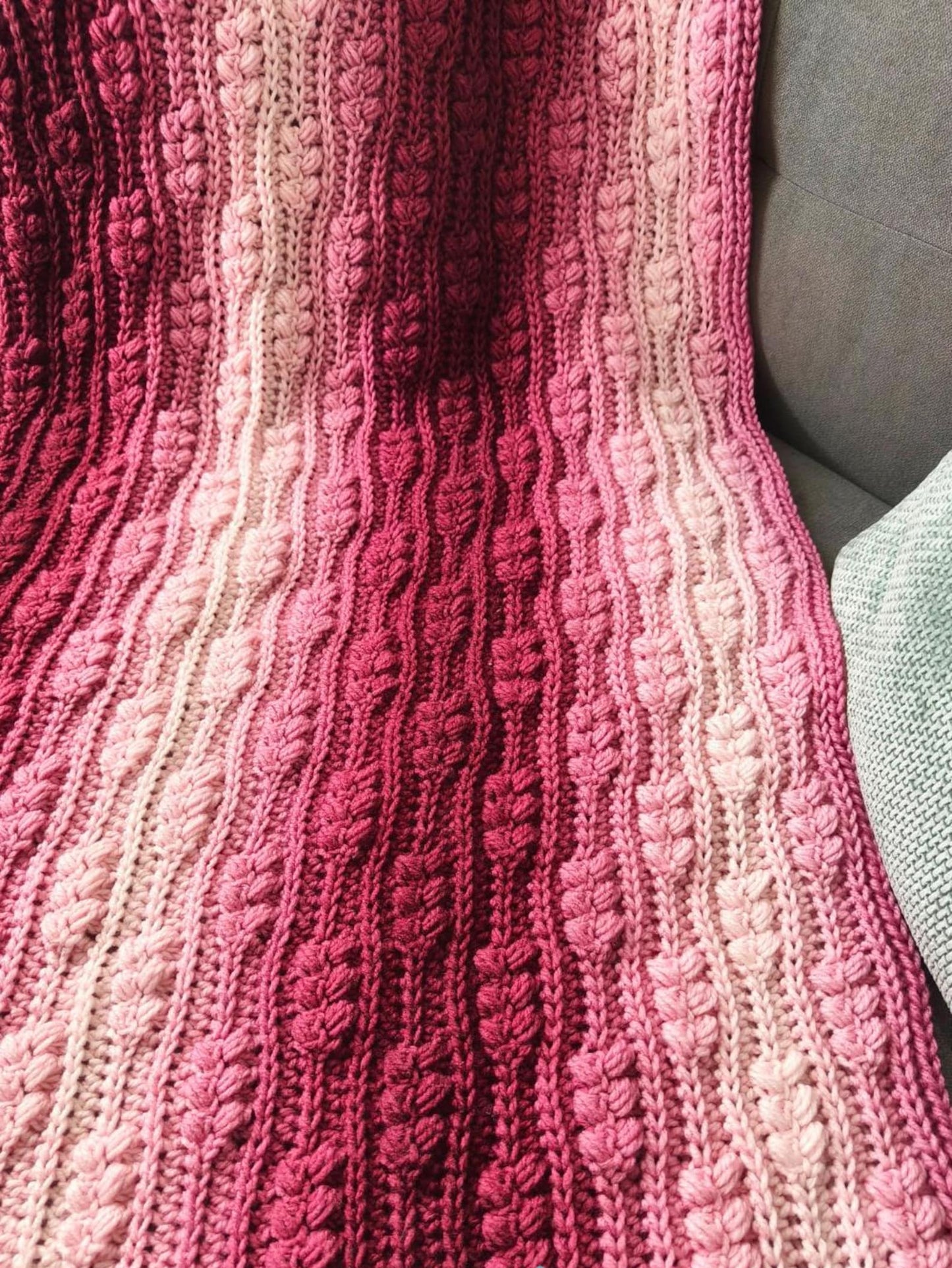 🌾 Wheat Harvest Blanket Crochet Pattern ✨🧶