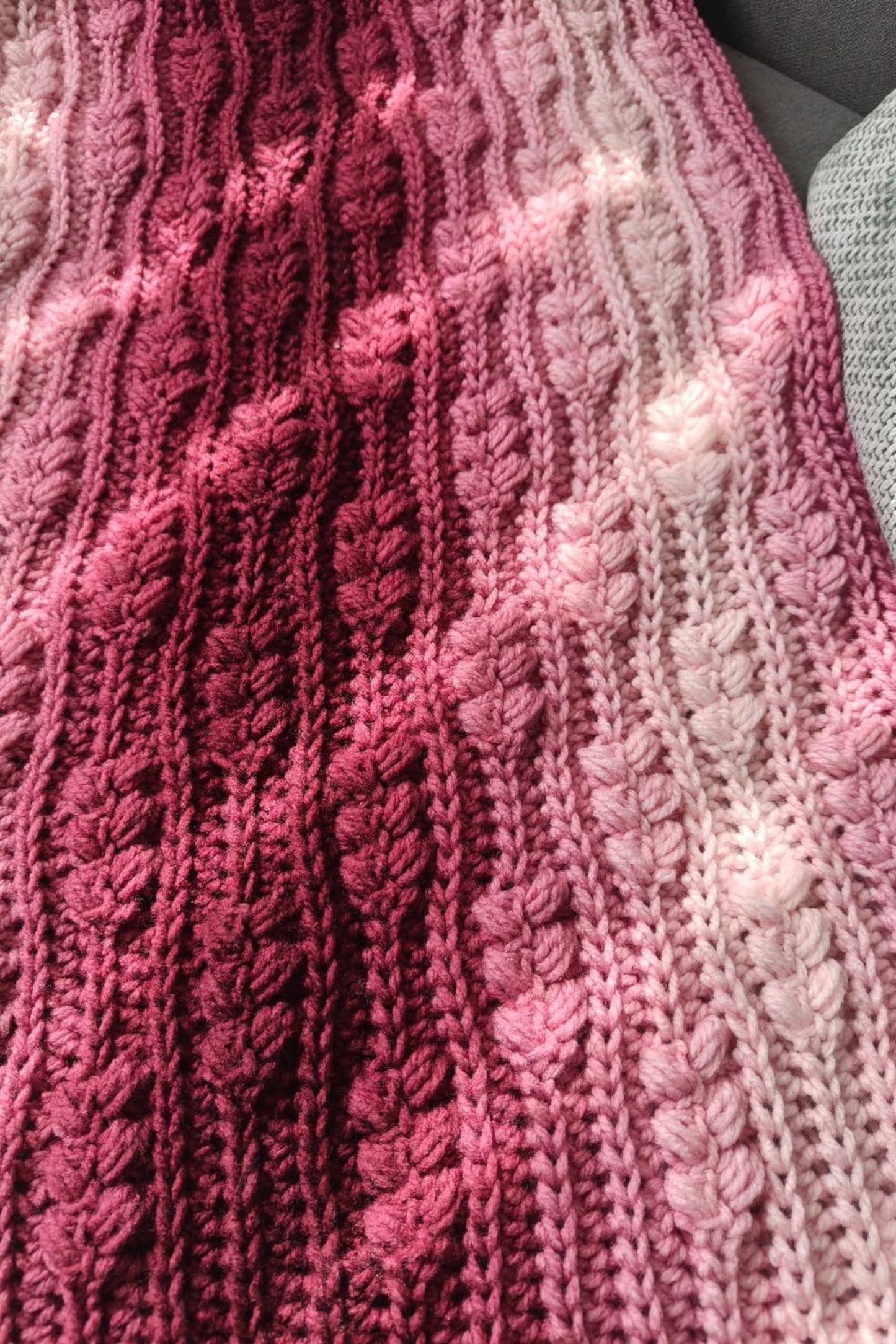 🌾 Wheat Harvest Blanket Crochet Pattern ✨🧶