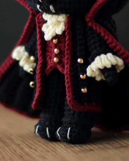 Draco Vampire Cat Amigurumi Crochet Pattern
