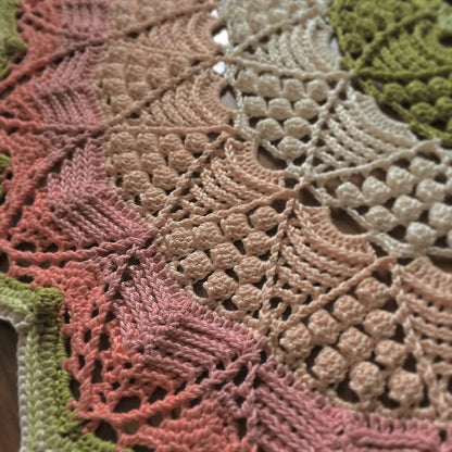 🌸 Lotus Blossom Mandala Crochet Pattern – Elegant & Timeless 🧶✨ - Cielcraft