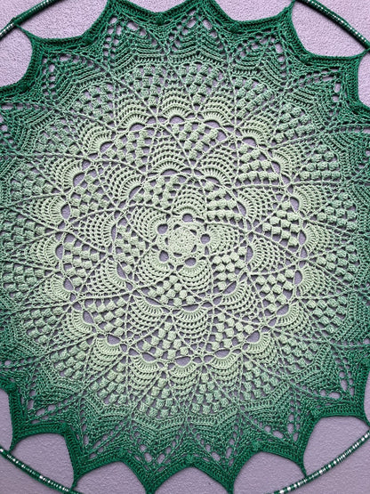 🌸 Lotus Blossom Mandala Crochet Pattern – Elegant & Timeless 🧶✨ - Cielcraft