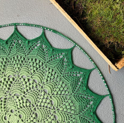 🌸 Lotus Blossom Mandala Crochet Pattern – Elegant & Timeless 🧶✨ - Cielcraft