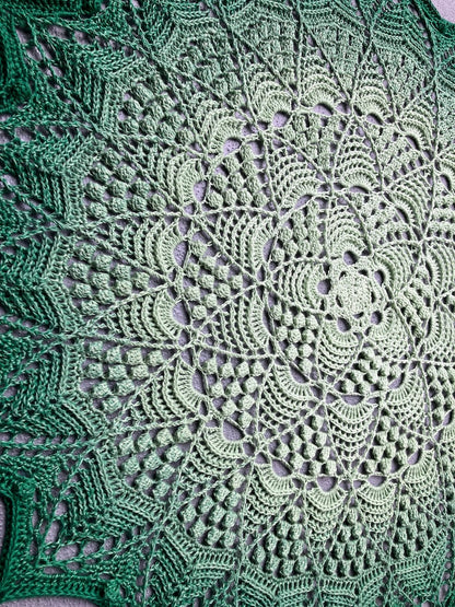 🌸 Lotus Blossom Mandala Crochet Pattern – Elegant & Timeless 🧶✨ - Cielcraft