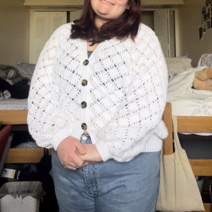 🧥 Crochet Cardigan Pattern – Elegant & Customizable ✨ - Cielcraft