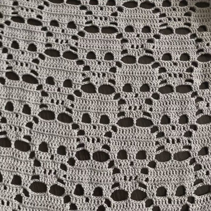 💀 Lost Souls Skull Shawl – Crochet Pattern 🧶